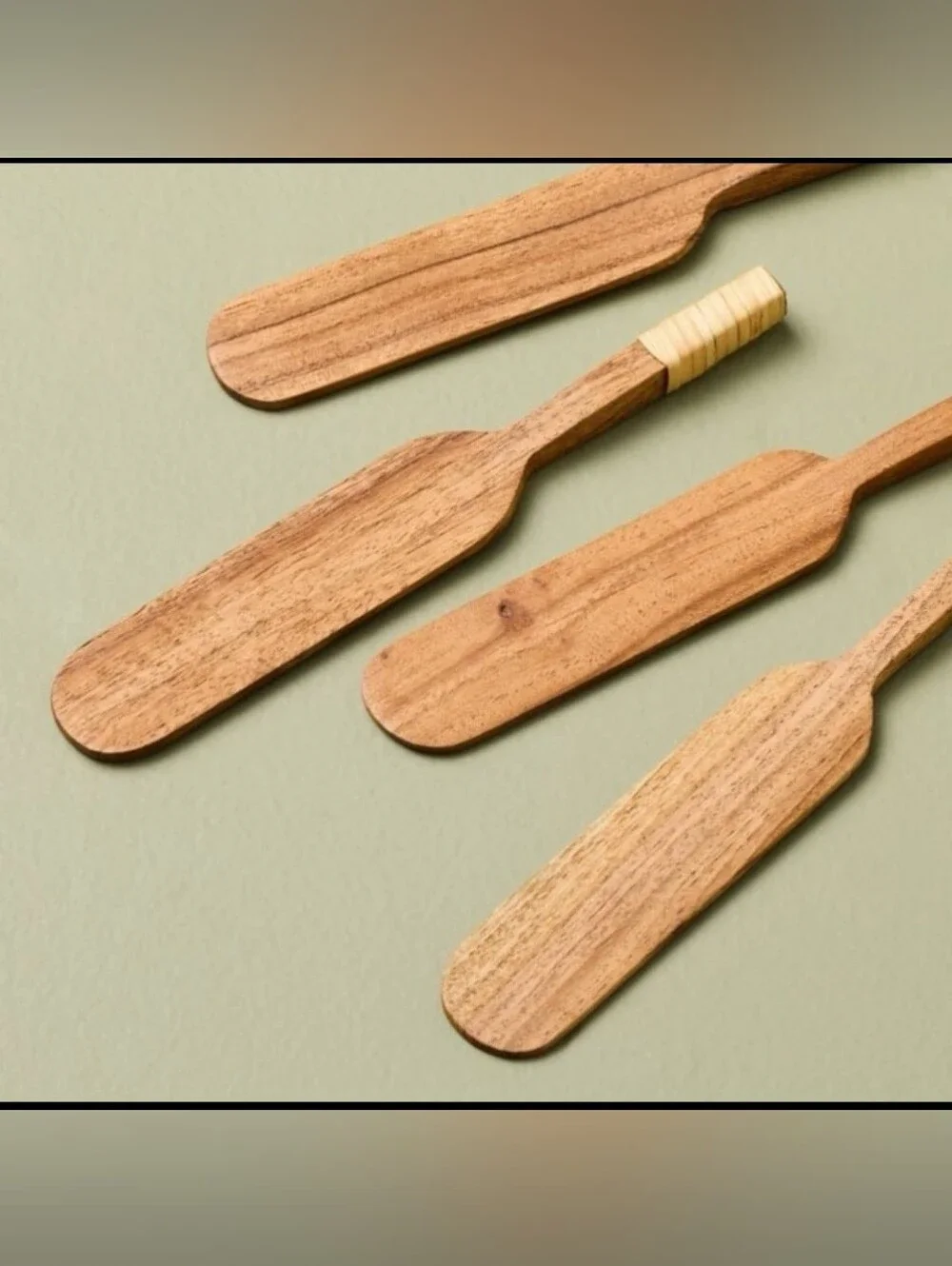 Hearth & Hand With Magnolia 4pc Wood Jam Utensils